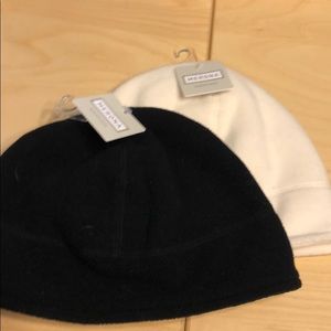 Merona Microfleece Hats (Black/White)